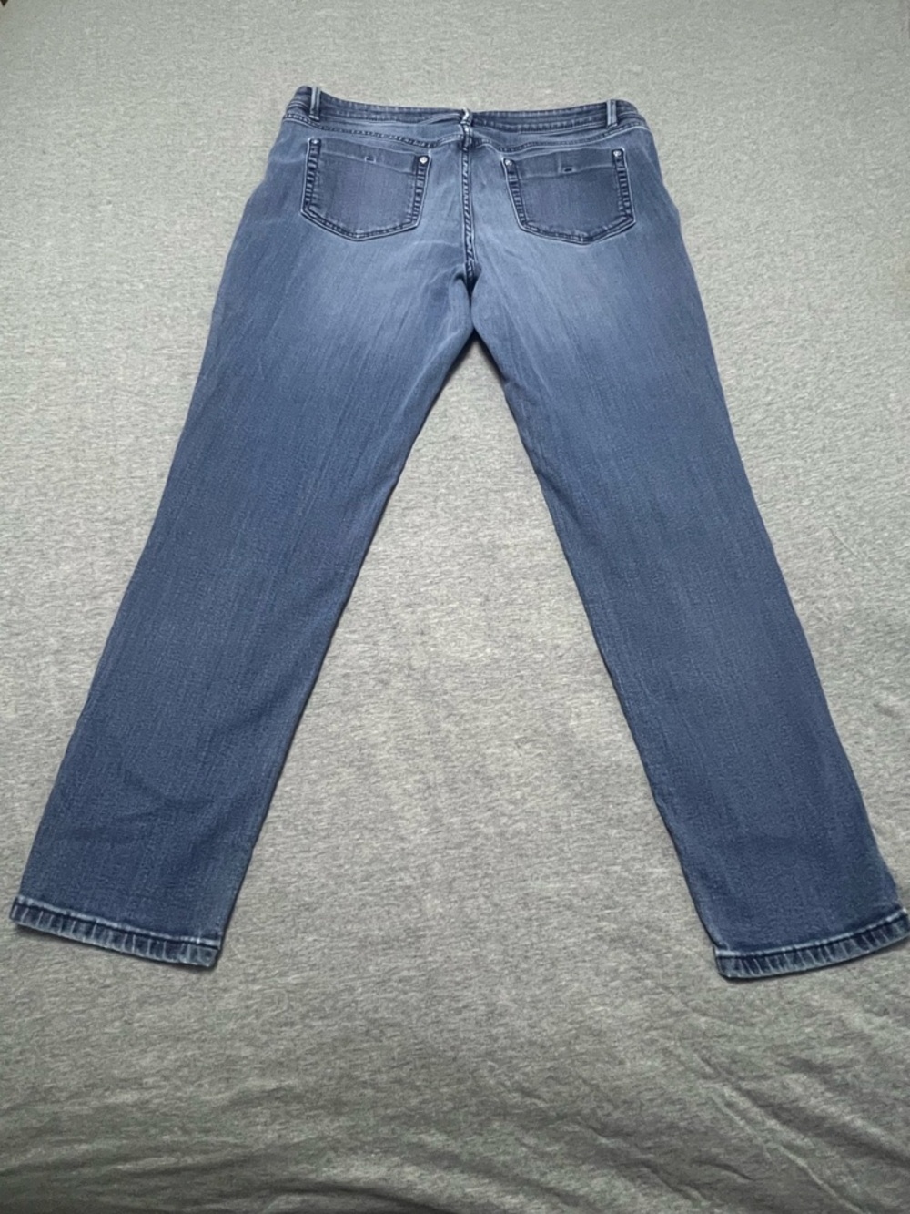 J. Jill Women's Medium Blue Straight-Leg Jeans - Picture 2 of 6